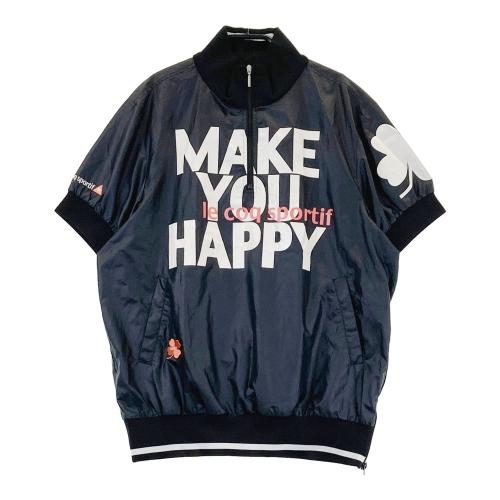 サイズ：M MUNSING WEAR マンシングウェア SL6231 ハーフジップ ブルゾン  ブラック系 [240101467523] ゴルフウェア レディース ストスト サイズ：M MUNSING WEAR マンシングウェア SL6231 ハーフジップ