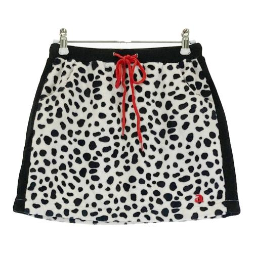 ARCHIVIO アルチビオ ; 起毛 スカート ダルメシアン柄 ホワイト系