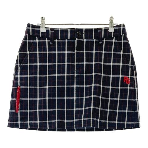 PEARLY GATES パーリーゲイツ ショートパンツ チェック柄 ネイビー系