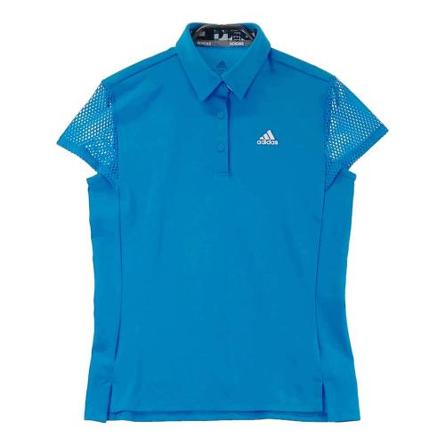 サイズ：L ADIDAS GOLF アディダスゴルフ IW1412 2024年モデル 半袖ポロシャツ 総柄 ブルー系 [240101439900] ゴルフウェア メンズ ストスト サイズ：L ADIDAS GOLF アディダスゴルフ IW1412 2024年モデル