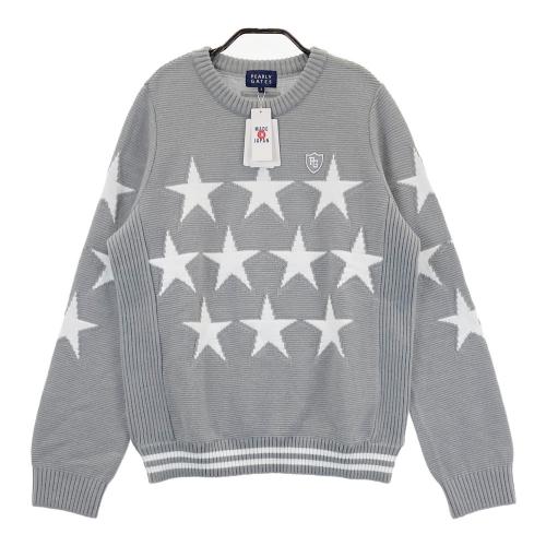 サイズ：1 PEARLY GATES パーリーゲイツ  ウールニット  グレー系 [240001243457] ゴルフウェア レディース ストスト PEARLY GATES パーリーゲイツ ウールニット グレー系 サイズ：1