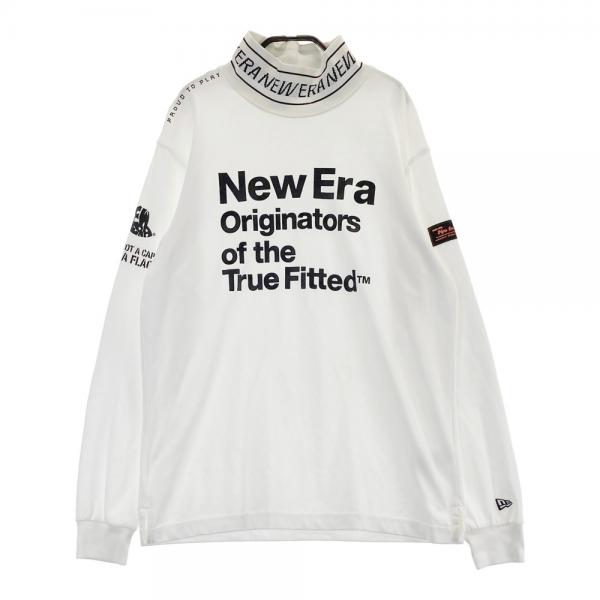 NEW ERA ニューエラ ハイネック 長袖Tシャツ ホワイト系 サイズ