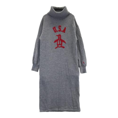 MUNSINGWEAR （マンシングウェア） タートルネック長袖ニット MUNSING WEAR マンシングウェア タートルネック ウール ニット