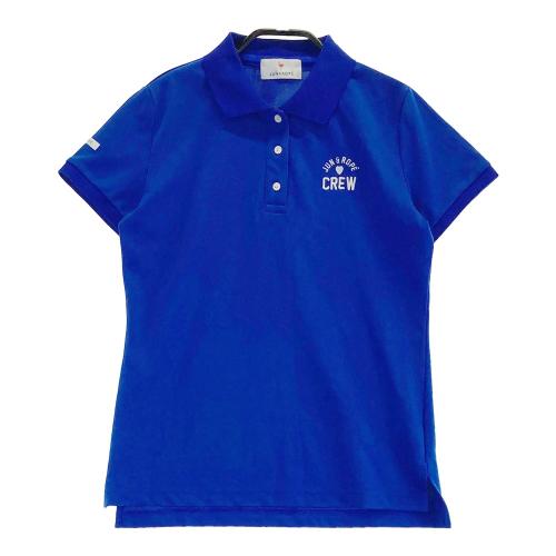 サイズ：M JUN&amp;ROPE ジュン アンド ロペ  フレンチスリーブ 半袖Tシャツ  ブルー系 [240101428152] ゴルフウェア レディース ストスト サイズ：M JUN&ROPE ジュン アンド ロペ フレンチスリーブ 半袖T