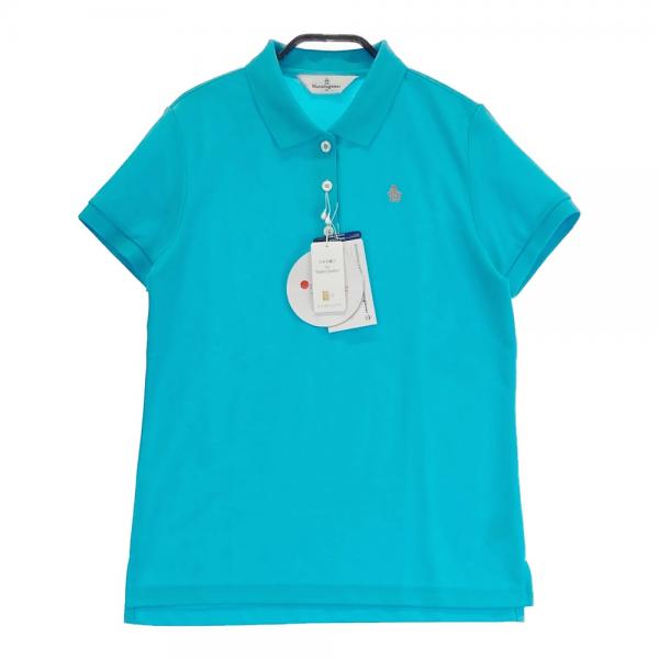 【ファッション通販】 MUNSING サイズ ブルー系 半袖ポロシャツ マンシングウェア WEAR トップス
