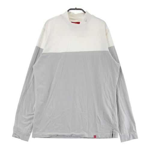 サイズ：LL CALLAWAY キャロウェイ レッドレーベル 長袖 ニットセーター  グレー系 [240101424190] ゴルフウェア メンズ ストスト サイズ：LL CALLAWAY キャロウェイ レッドレーベル 長袖 ニット