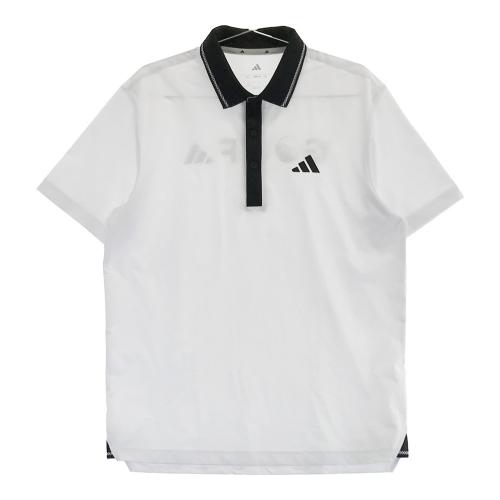サイズ：XL ADIDAS GOLF アディダスゴルフ 2024年モデル IT0926 半袖ポロシャツ ボタンダウン  ホワイト系 [240101435432] ゴルフウェア メンズ ストスト ADIDAS GOLF アディダスゴルフ 2024年モデル IT0926 半袖