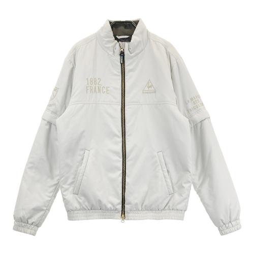 LE COQ GOLF ルコックゴルフ 中綿ジャケット ホワイト M ゴルフ LE COQ GOLF ルコックゴルフ 2WAY 中綿ジャケット ホワイト系