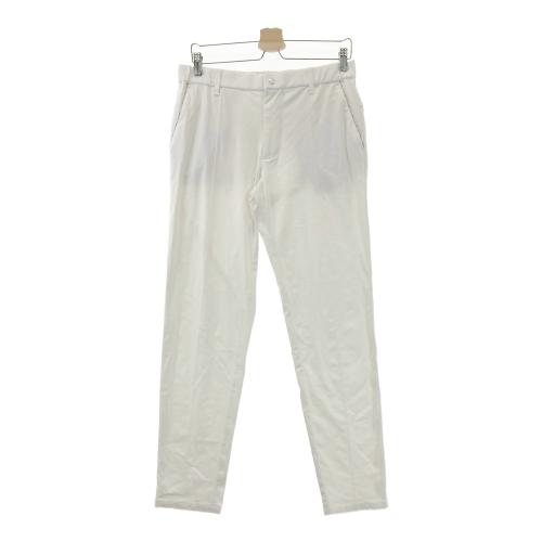 ADABAT アダバット ストレッチパンツ 総柄 ホワイト系 サイズ