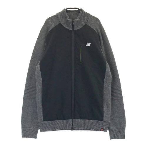 サイズ：5 NEW BALANCE GOLF ニューバランス  裏地付 ジップジャケット  グレー系 [240101418196] ゴルフウェア メンズ ストスト NEW BALANCE GOLF ニューバランス 裏地付 ジップジャケット