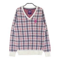Admiral - 【未使用品】アドミラル ゴルフ チェック Vネック セーター S レディース Admiral - 【未使用品】アドミラル ゴルフ チェック Vネック