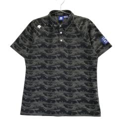 未使用品 80s 90s DESCENTE vtg ゴルフ ポロシャツ デサント BRIEFING GOLF DESCENTE デサントゴルフ ハーフジップ 半袖