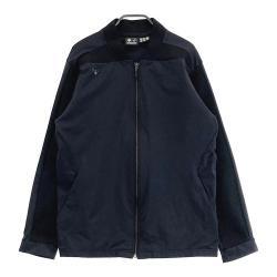 サイズ：L DESCENTE GOLF デサントゴルフ  ジップジャケット  ネイビー系 [240101429815] ゴルフウェア メンズ ストスト DESCENTE GOLF デサントゴルフ 半袖ポロシャツ ネイビー系