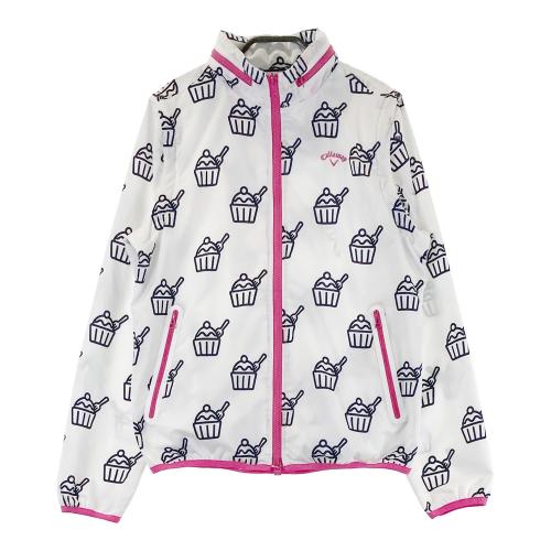 サイズ：S TRAVIS MATHEW トラビスマシュー  クロシェ編み ジップフーディー  ホワイト系 [240101424056] ゴルフウェア レディース ストスト TRAVIS MATHEW トラビスマシュー クロシェ編み ジップフーディー
