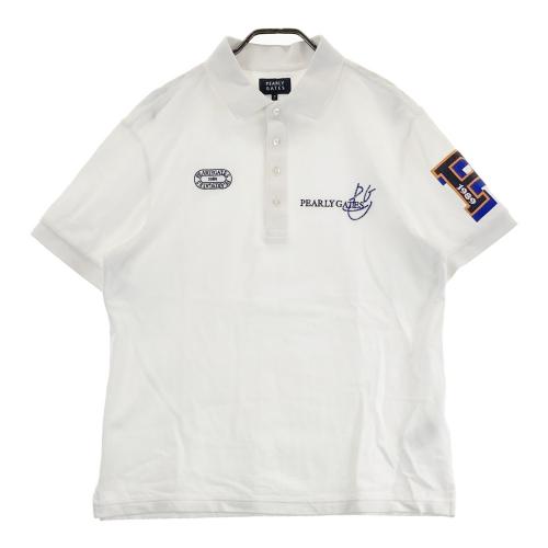 PEARLY GATES パーリーゲイツ 半袖ポロシャツ ホワイト系 サイズ：6