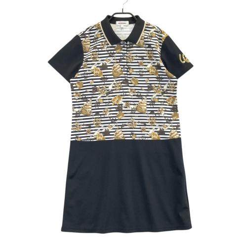 M.U SPORTS エムユースポーツ メッシュ半袖 ジップワンピース
