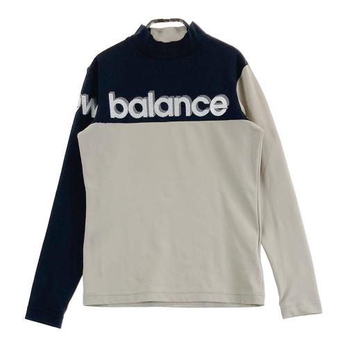 サイズ：0 NEW BALANCE GOLF ニューバランス 2023年モデル ハイネック長袖Tシャツ  ホワイト系 [240101431096] ゴルフウェア レディース ストスト NEW BALANCE GOLF ニューバランス 2023年モデル ハイネック長袖T