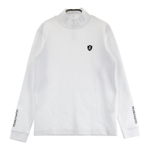 サイズ：0 PEARLY GATES パーリーゲイツ 055-3266002 長袖ハイネックTシャツ  ホワイト系 [240101442203] ゴルフウェア レディース ストスト Amazon | [パーリーゲイツ] レディース 長袖 モックネックシャツ