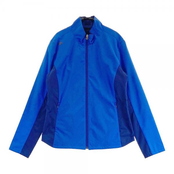 100%正規品 DESCENTE ブルー系 ジップジャケット デサントゴルフ GOLF レディースウェア