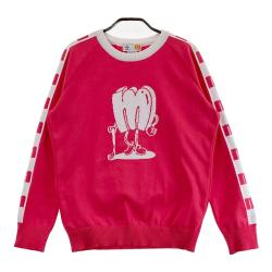 サイズ：M MUNSING WEAR マンシングウェア  ニットワンピース  ブラック系 [240101417197] ゴルフウェア レディース ストスト Munsingwear セール 公式 マンシングウェア ハーフジップ