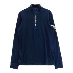 サイズ：1 PEARLY GATES パーリーゲイツ 055-3166194 ハーフジップ 長袖Tシャツ  ネイビー系 [240101479933] ゴルフウェア レディース ストスト サイズ：1 PEARLY GATES パーリーゲイツ 055-3166194 ハーフ