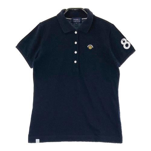 新品未使用　パーリーゲイツ　ゴルフ半袖ポロシャツ　ネイビー　NEWアーガイル柄 PEARLY GATES パーリーゲイツ 半袖ポロシャツ ネイビー系 サイズ：0