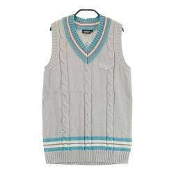 Kappa - coco 未使用品 カッパゴルフ KAPPA GOLF メンズ ニット S 青×カラフル 長袖クルーネック 総柄 Kappa - coco 未使用品 カッパゴルフ KAPPA GOLF メンズ ニット
