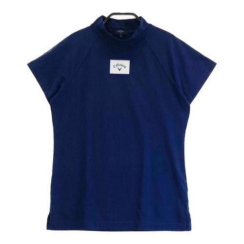 CALLAWAY キャロウェイ ハイネック 半袖Tシャツ ロゴ 総柄