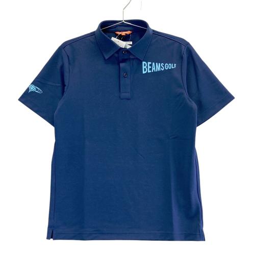 BEAMS - BEAMS GOLF ポロシャツ YALE ネイビー BEAMS GOLF ビームスゴルフ × YALE 半袖ポロシャツ ネイビー系