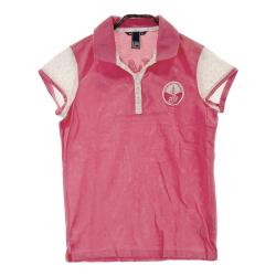 サイズ：40 ZOY ゾーイ 071682030 半袖ポロシャツ  レッド系 [240101416505] ゴルフウェア レディース ストスト ZOY ゾーイ 071682030 半袖ポロシャツ レッド系 サイズ：40