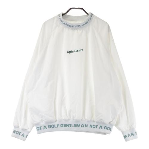 サイズ：MEDIUM CAPTAINS HELM GOLF　キャプテンズ ヘルム ゴルフ 2023年モデル ハイネック 長袖Tシャツ  ホワイト系 [240101436114] ゴルフウェア メンズ ストスト CAPTAINS HELM GOLF キャプテンズ ヘルム ゴルフ 2023年モデル
