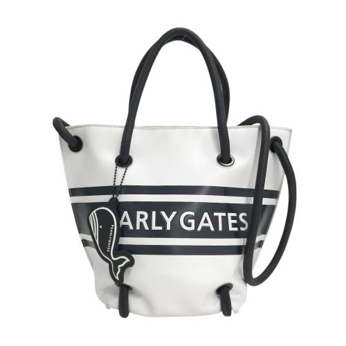 パーリーゲイツ　カートバッグ　2way 未使用 PEARLY GATES パーリーゲイツ 2WAY カートバッグ ホワイト系
