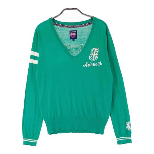 アドミラル》新品 薄手Vネックニット セーター 抗菌防臭 UVケア XL