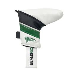 BEAMS GOLF ビームスゴルフ  パターカバー マレット型  ホワイト系 PT [240101422225] ゴルフウェア ストスト 美品】BEAMS GOLF ビームスゴルフ パターカバー マレット型