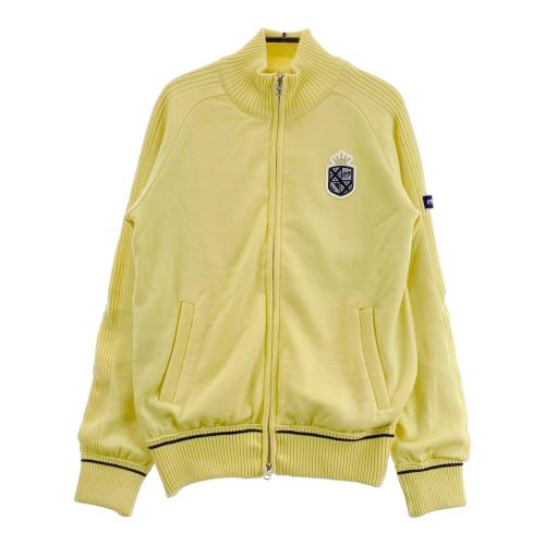 サイズ：L LE COQ GOLF ルコックゴルフ  裏地付 ニット ジップジャケット  イエロー系 [240101476142] ゴルフウェア レディース ストスト LE COQ GOLF ルコックゴルフ 裏地付 ニット ジップジャケット