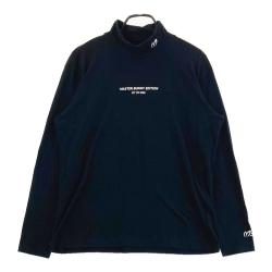 サイズ：6 MASTER BUNNY EDITION マスターバニーエディション  ハイネック 長袖Tシャツ  ブラック系 [240101414100] ゴルフウェア メンズ ストスト MASTER BUNNY EDITION マスターバニーエディション ハイネック