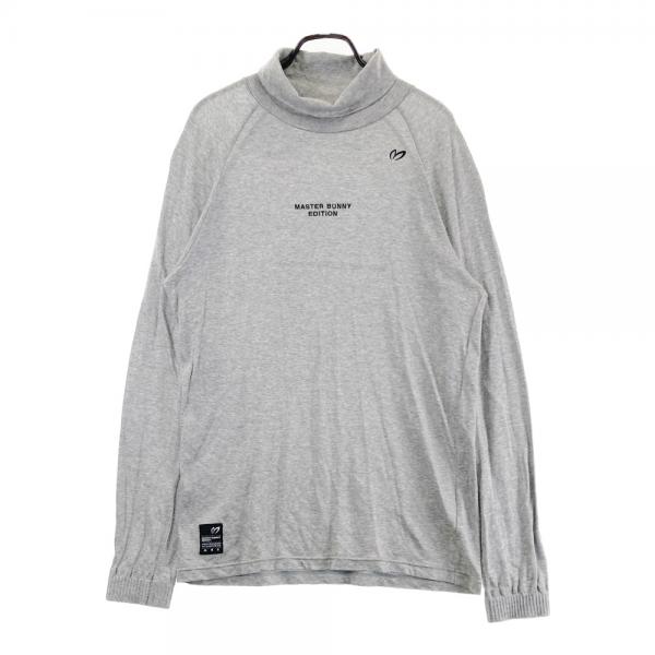 サイズ：6 MASTER BUNNY EDITION マスターバニーエディション  タートルネック長袖Tシャツ  グレー系 [240101480982] ゴルフウェア メンズ ストスト MASTER BUNNY EDITION マスターバニーエディション