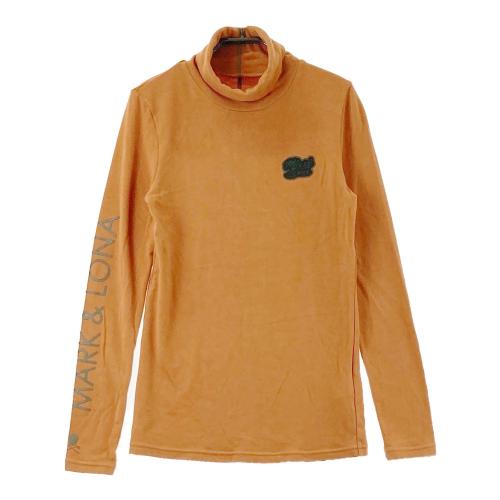 MARK&LONA マークアンドロナ ハイネック 長袖Tシャツ オレンジ系