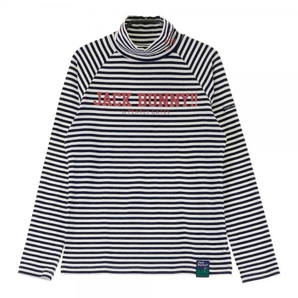 ジャックバニー JB バックプリントモックネック長袖カットソー