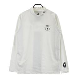 サイズ：L V12 ヴィトゥエルヴ 2024年モデル モックネック長袖Tシャツ 起毛  ブラック系 [240101481238] ゴルフウェア メンズ ストスト サイズ：L V12 ヴィトゥエルヴ 2024年モデル モックネック長袖T