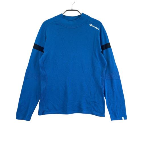 サイズ：L TAYLOR MADE テーラーメイド  ウール混 ニットセーター  ベージュ系 [240101427159] ゴルフウェア メンズ ストスト TAYLOR MADE テーラーメイド ウール混 ニットセーター ベージュ