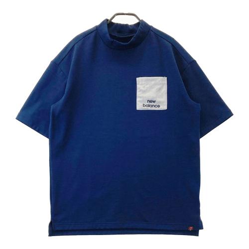 サイズ：6 NEW BALANCE GOLF ニューバランス  ハイネック 半袖Tシャツ 胸ポケット  イエロー系 [240101440529] ゴルフウェア メンズ ストスト NEW BALANCE GOLF ニューバランス ハイネック 半袖Tシャツ 胸