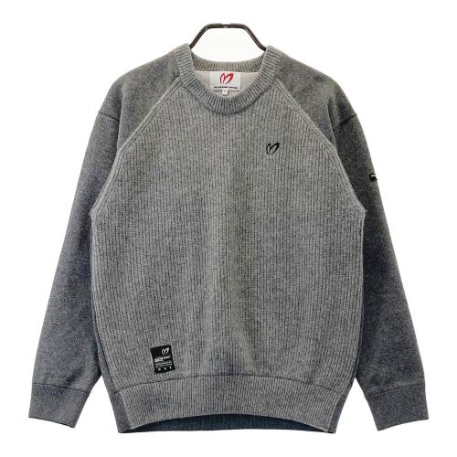 サイズ：48 ARCHIVIO アルチビオ  クルーネック ニットセーター  ブルー系 [240101463006] ゴルフウェア メンズ ストスト ARCHIVIO アルチビオ クルーネック ニットセーター ブルー系