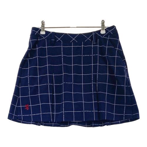 国内初の直営店 ADMIRAL アドミラル ネイビー チェック柄 インナー付スカート ; ウェア