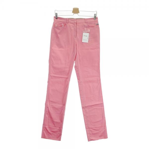 サイズ：40 LANVIN SPORT ランバン スポール  ストレッチパンツ  ピンク系 [240101452346] ゴルフウェア レディース ストスト サイズ：40 LANVIN SPORT ランバン スポール ストレッチパンツ
