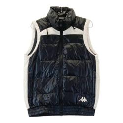 kappaGOLFウェアー KAPPA GOLF カッパゴルフ ダウン ジップベスト ブラック系