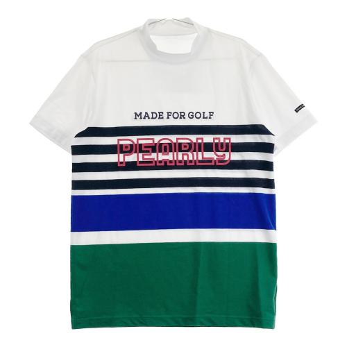 PEARLY GATES パーリーゲイツ ハイネック 半袖Tシャツ ボーダー