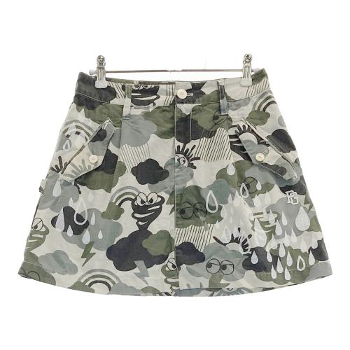 パーリーゲイツ　中綿ワッペンスカート　赤00 パーリーゲイツ 中綿ワッペンスカート 赤00