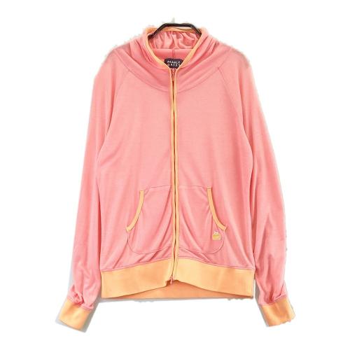 サイズ：1 JACK BUNNY ジャックバニー  裏メッシュ ナイロン ジップパーカー  オレンジ系 [240101438051] ゴルフウェア レディース ストスト JACK BUNNY ジャックバニー 裏メッシュ ナイロン ジップパーカー