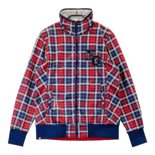 FILA GOLF フィラゴルフ 裏フリース ジップジャケット チェック柄